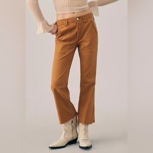 Anthropologie The Yaya Crop Flare Pants by Pilcro, Size 29